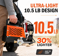 Kompresor Udara PCP 4500 PSI, Pompa Portabel Bebas Oli 10.5 lb dengan Pengisian Cepat 15 Menit, Daya Ganda 12V DC & 110V/220V AC