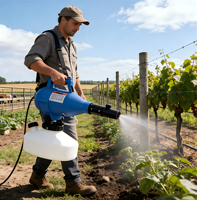 Pulvérisateur à dos électrique ULV, nébuliseur à froid 4,5 L haute pression pour l'entretien des fermes, vergers, jardins et pelouses