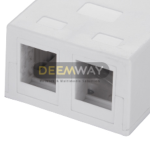 <span class=keywords><strong>RJ45</strong></span> cổng kép bề mặt gắn kết hộp cho cáp mạng hộp cài đặt - Product Image 6