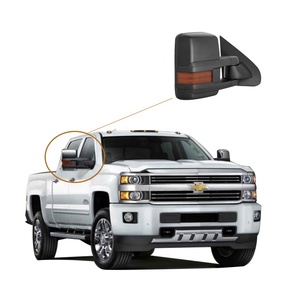 Gương Kéo PK10664 GM1320354 Cho 2007-2013 <span class=keywords><strong>Chevy</strong></span> Silverado 1500 Kết Cấu Kính Thiên Văn Gấp Được Làm Nóng Gương Cửa Trái - Product Image 4