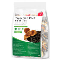 Teh Pu Erh Kulit Jeruk, Teh Herbal Alami Murni untuk Minum Sehari-hari, Teh Pu Erh Klasik dengan Kulit Jeruk