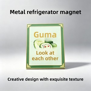 Aimants de réfrigérateur en métal, nouveau style, thème fruits créatif, inspirés des dessins animés, tendance, vente en gros directe usine - Product Image 2