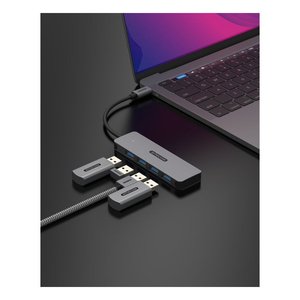 ฮับ USB สีเทา 4 พอร์ต รุ่น CN 5009 - Product Image 4