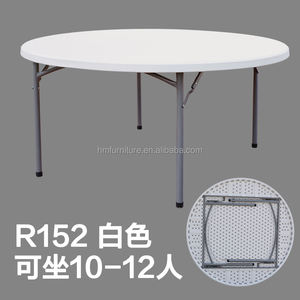 Mesa plegable <span class=keywords><strong>de</strong></span> plástico para Catering, 8 asientos, 152CM - Product Image 6