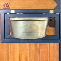 Mangeoire cheval en acier inoxydable pour animaux chevaux, accessoires stable, grange cheval