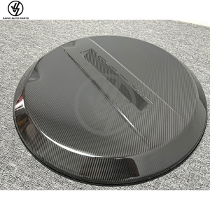 Cache-roue de secours en fibre de carbone sèche brillante à tissage sergé pour Mercedes Classe G W463A W464 G63 G500 G350 G550 2015-2016 - Product Image 4