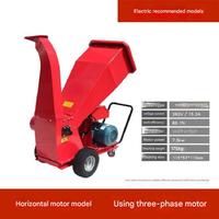 Broyeur de bois diesel mobile 15HP avec moteur, capacité 3T/h, diamètre max. 10cm pour branches d'arbres et bois