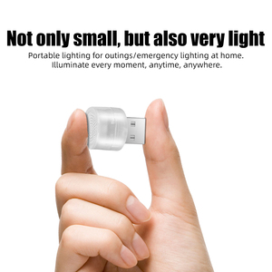 Nueva Lámpara LED Portátil de 5V con Conector USB, Luz Nocturna de Alta Luminosidad, 7 Colores, Universal para Interiores de Auto, Luces Decorativas Ambientales - Product Image 5