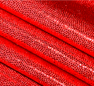 2025No最小起订量神秘闪光全息反射金属箔弹性尼龙氨纶面料泳装滑冰舞服面料 - Product Image 3