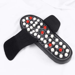 Sandales de réflexologie pour stimulation des points d'acupuncture, avec nœuds de massage des points d'acupuncture du pied, pression simulée par les doigts humains, pantoufles de massage des pieds - Product Image 4