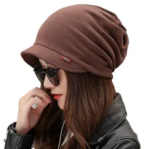 H115新款设计女式秋帽立体时尚户外针织弹力冬帽女