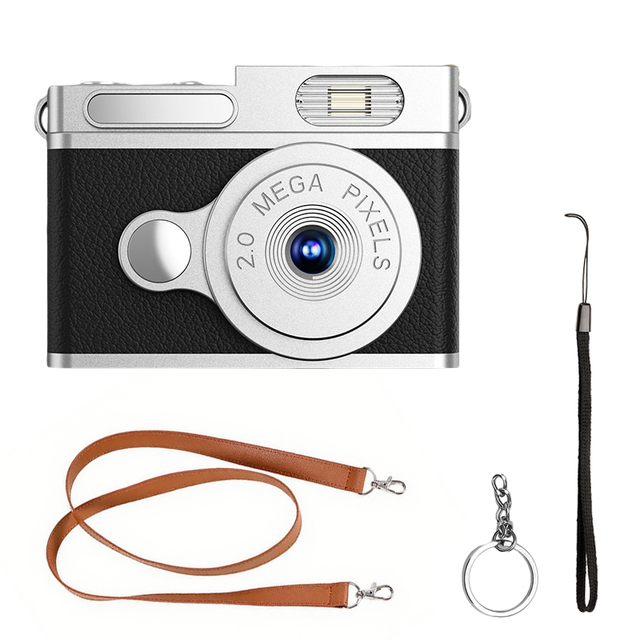 1080P HD Retro Digital Camera 0.96 Inch IPS Color Screen Thumb Student Sports Camera Pocket Video Recorder CCD Kids Camera