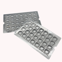 Emballage personnalisé en plastique PVC léger et carré pour chocolats, macarons, gâteaux et sucettes, contenants alimentaires adaptés aux animaux domestiques