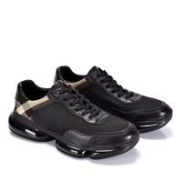 Chaussures de course tendance pour hommes European Station, amortissantes, légères, respirantes, avec empeigne en maille et fermeture avant à lacets, pour l'été