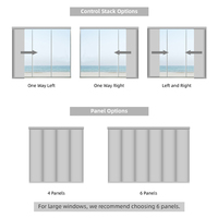 Rail de rideau coulissant vertical motorisé intelligent de style français, sur mesure, compatible Alexa/Google Home/contrôle par application/télécommande