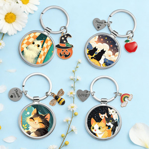 Llaveros Sublimables al por Mayor, Adornos Colgantes Personalizables DIY, Regalo Promocional con Transferencia Térmica, Decoración para Llaves y Accesorios de Bolsos - Product Image 3