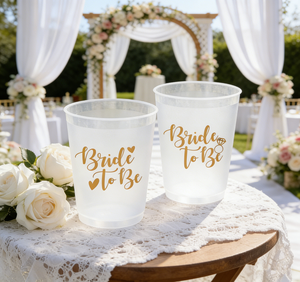 Copa de Vino de Plástico Reutilizable Uionen, Color Oro Rosa, para Fiestas, Bodas, Compromisos, 12 Onzas, Portátil - Product Image 1