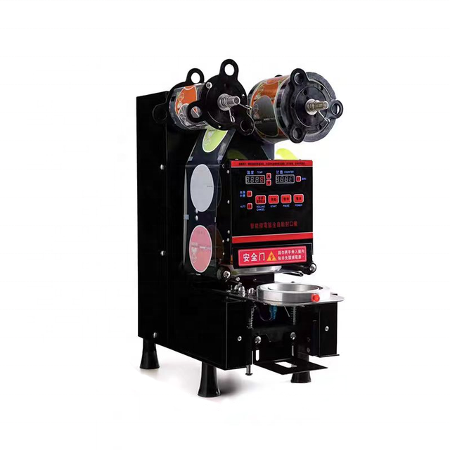 Electric Bubble Tea Machine with Automatic Cup Sealer 88/90/95PP/PE/Paper for Milk Beverages