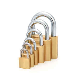 Samhoo fábrica al por mayor Cadeado logotipo personalizado Candado candado de seguridad tipo grueso candado de latón con llaves de hierro - Product Image 4