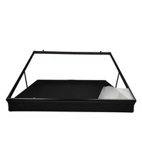 Vitrine de présentation de cartes à collectionner Bingo moderne en aluminium et acrylique avec fermeture à clé, personnalisée pour TCG et Sport, pour cadre de présentation