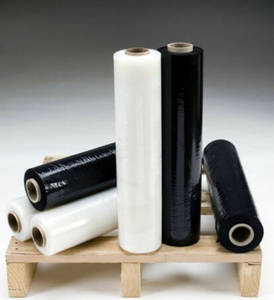 Muestra gratis LLDPE Paleta de plástico transparente Precio de fábrica Envoltura de estiramiento manual negra LLDPE Rollo Jumbo de plástico Película para embalaje - Product Image 3