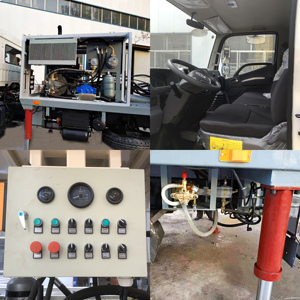 Alta eficiencia 80 metros cúbicos por hora Bomba de transporte de <span class=keywords><strong>hormigón</strong></span> diésel montada en <span class=keywords><strong>camión</strong></span> <span class=keywords><strong>Precio</strong></span> competitivo para uso en construcción - Product Image 2