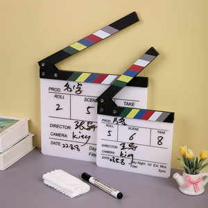 Master Gu Director Clapperboard - Set de accesorios de acrílico para cine, fotografía de ropa, manualidades y adornos (grande y pequeño) - Product Image 2