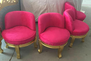 Silla de espera de estilo europeo, silla de espera para salón de belleza, QZ-R806A - Product Image 4