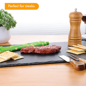 <span class=keywords><strong>2025</strong></span> Bán Buôn Đá Tự Nhiên Slate Tấm Món Ăn Màu Sắc Tự Nhiên Thân Thiện Với Môi Thực Phẩm Phục Vụ Khay Cho Nhà Bếp Bộ Đồ Ăn Bên - Product Image 5