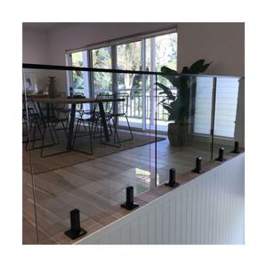 호주 표준 수영장 유리 난간 울타리 강화 유리 난간 난간 - Product Image 1