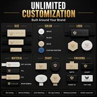 Haute qualité 3D en relief Logo étiquette volante chaîne plastique Polyester corde étiquettes de vêtement pour vêtements chaussures accessoires de bagages gratuits