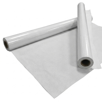 Feutre auto-adhésif blanc 180 g/m² imperméable antidérapant pour protection de sol avec film PE
