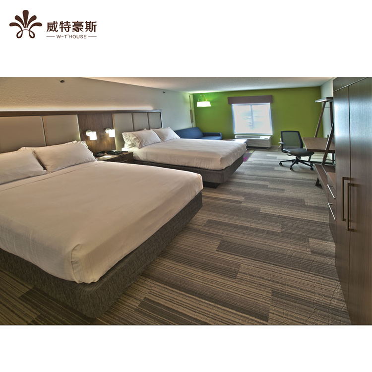 Капсульная кровать для гостиницы, современный комплект мебели для спальни, Hampton, 5 лет, праздничный Inn Express, формула Blue