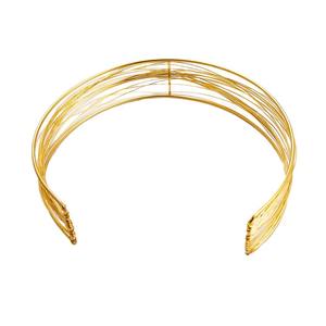 Stainless Steel Geometric Choker And <b>Bracelet</b> <b>Set</b> 18K Gold Plated U Shape Party Jewelry For Women - Product Image 5