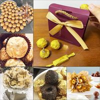 Lámina de Aluminio Suave de Aleación 8011 con Impresión Personalizada en Dorado para Envolver Chocolates, Snacks, Piruletas de Azúcar DIY, Grado Alimenticio Bajo