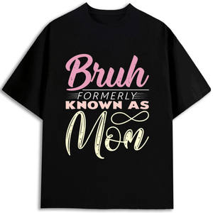 Camiseta de algodón de 180 g/m² para mujer, cuello redondo, corte regular, estampada con serigrafía, transpirable, con letras decorativas, venta al por mayor. - Product Image 1