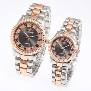 Heiße Produkte TW402 Rom Black Steel Uhr Herren Analog Rose Gold Damen Kleid Uhren relogio