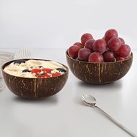 100% Bol en coquille de noix de coco naturelle Bol CoCo pour la nourriture