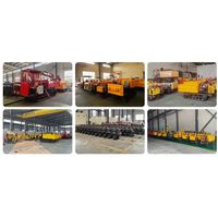 Remorque à benne basculante à 2 essieux et remorque à benne basculante pour VTT à usage industriel avec options personnalisables, garantie d'un an