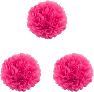 Fleurs artificielles en soie : Têtes de roses, œillets et carnations roses en vrac pour l'extérieur - Product Image 1