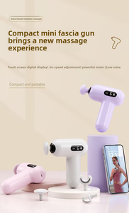 RS Nouveauté <span class=keywords><strong>Pistolet</strong></span> de <span class=keywords><strong>massage</strong></span> musculaire profond portable électrique pour le visage et le corps, mini <span class=keywords><strong>pistolet</strong></span> de <span class=keywords><strong>massage</strong></span> à vibrations avec une puissance élevée - Product Image 2