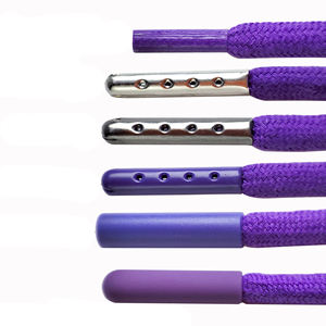 定制连帽衫绳批发平棉拉绳聚酯拉绳带金属尖端鞋带 - Product Image 6