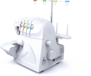 Nouvelle machine à coudre surjeteuse industrielle multifonctionnelle avec moteur pour usage domestique - Product Image 2