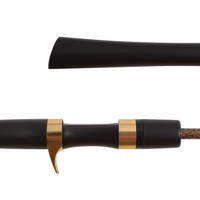 SPR003 75TB60MLC nouveau design 2 secondes tige de coulée poignée en bois de santal noir fibre de carbone peinture en bambou naturel