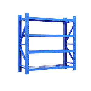 פופולרי בר קיימא עמיד רב-שכבתי אור פלדה מתלה רוחב אחסון תעשייתי מדף בגודל בינוני מתלה תצוגת מתכת - Product Image 6