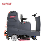 Autolaveuse industrielle autoportée KDS-X9 Max, brosse double 960 mm, raclette 1220 mm, 6000 m²/h pour entrepôts, usines et centres commerciaux