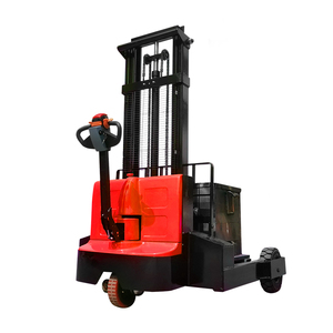 Carretilla elevadora de paletización eléctrica todoterreno de 1500kg con neumáticos grandes, capacidades de reenvío todoterreno, apilador de patas a horcajadas - Product Image 2