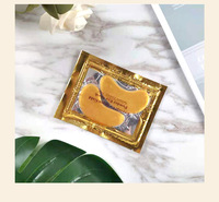Masque pour les yeux en or 24 carats et collagène, patch fin hydratant anti-rides et anti-cernes pour peaux sèches 6g