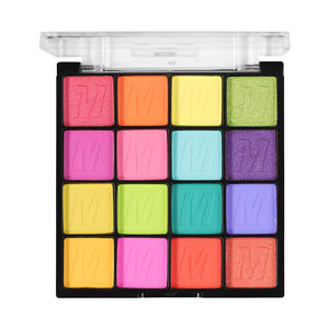 Paleta de sombra de ojos de 16 colores al por mayor paleta de sombra de ojos resistente al agua multicromo metálico con purpurina orgánica vegana maquillaje de plástico - Product Image 6