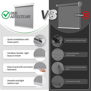 Stores enrouleurs intelligents FORTUNE WiFi, occultants, contrôle de la lumière, imperméables, anti-UV, compatibles avec Alexa et Google Home, télécommande - Product Image 2